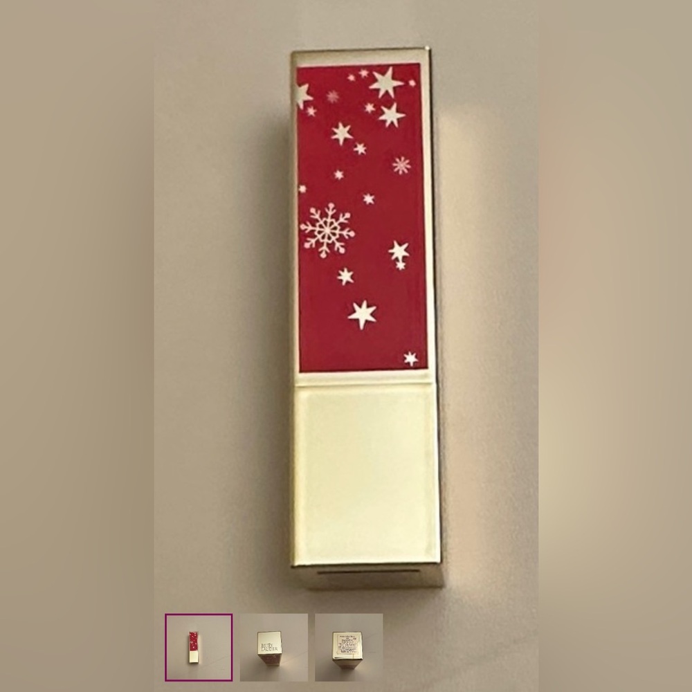 Estee Lauder Festive Red and Cream Sculpting  Lipstick - 540 Immortal color